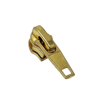 Zip Pulls for Continuous Zip - Size 6 Autolock Brass