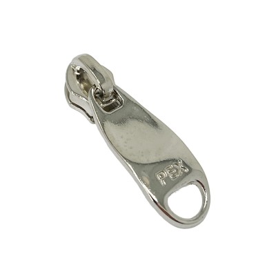 Zip Pulls for Continuous Zip - Size 6 Easy Grip Silver