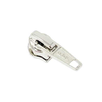 Zip Pulls for Continuous Zip - Size 6 Auto Lock Silver