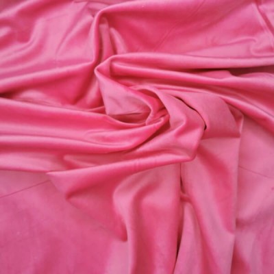London Velour Curtain Upholstery Fabric - Hot Pink