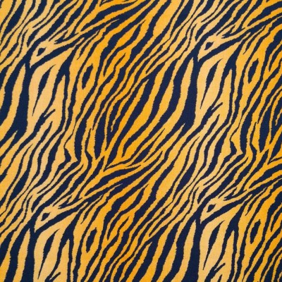 100% Cotton Print Fabric African Safari - Tiger Stripes