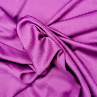 Plain 2 Way Stretch Poly Jersey Fabric - Purple