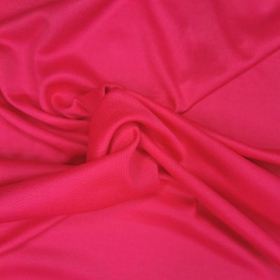 Plain 2 Way Stretch Poly Jersey Fabric - Rose