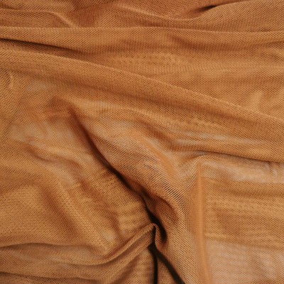 Toffee Power Mesh Net Body Stocking Fabric 150cm 