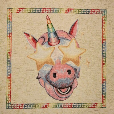 New World Tapestry Panel - Winky The Unicorn Design 1