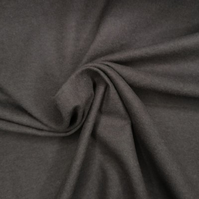 112cm - 100% Brushed Cotton Fabric Wincyette Flannel - Dark Grey