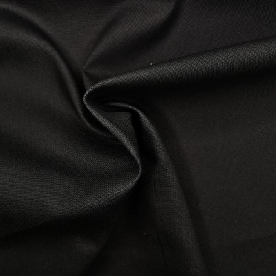 100% Cotton Canvas Fabric - Black