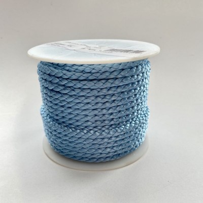 Crepe Cord Cotton Mix - Sky Blue 5mm