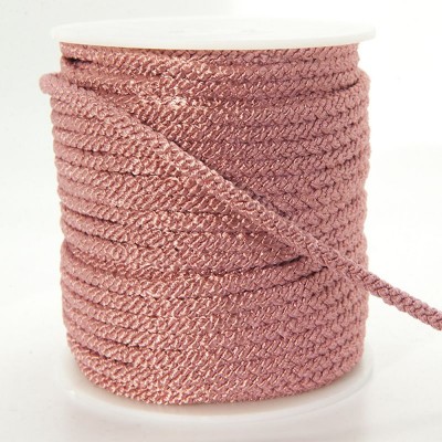 Twisted Rayon Lacing Cord - Pink 3mm
