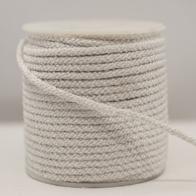 Twisted Rayon Lacing Cord - White 3mm