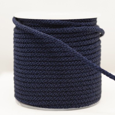 Twisted Rayon Lacing Cord - Navy 3mm
