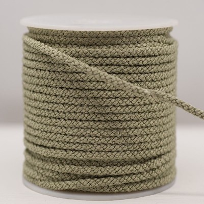 Twisted Rayon Lacing Cord - Pale Green 3mm