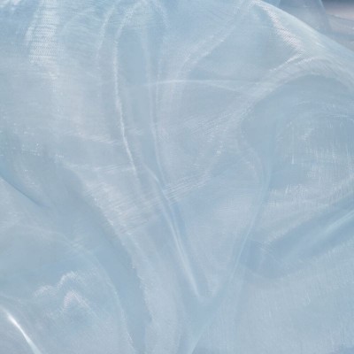 Plain Organza Fabric - Light Blue