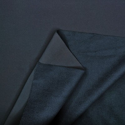 Plain Soft Shell Fleece - Steel Blue