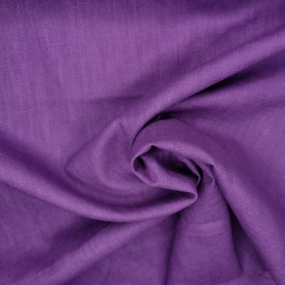 100% Linen Fabric - Purple