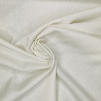 Rayon Linen Mix Fabric White 150cm
