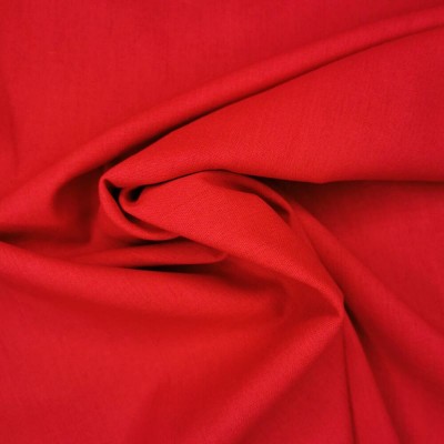 Rayon Linen Mix Fabric Red 150cm