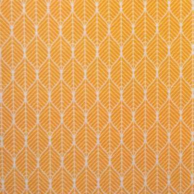 Half Panama Pop Art Digital Print - Dainty Leaves Orange