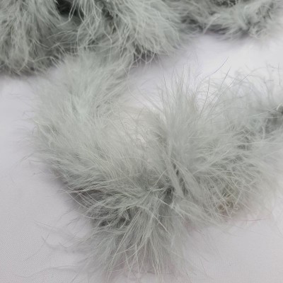 Marabou Feather String (Swansdown) - Silver