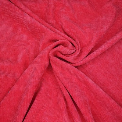 8 Wale 100% Cotton Corduroy Fabric - Red