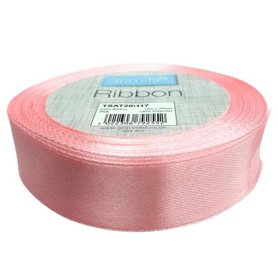 Trimits Budget Satin Ribbon - Baby Pink 20mm