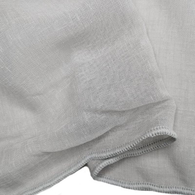 Chantilly Linen Look Weighted Voile Fabric 300cm - Stone