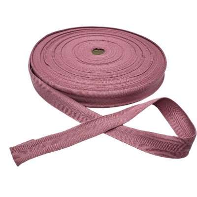 100% Cotton Webbing - 25mm Mulberry