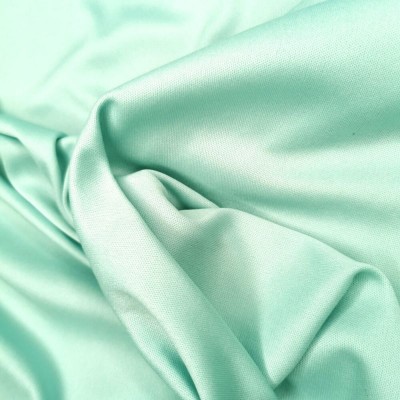 Plain 2 Way Stretch Poly Jersey Fabric - Pale Green