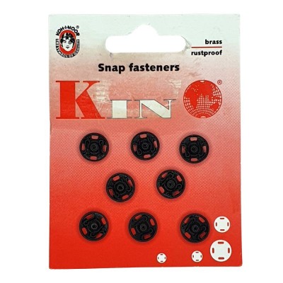 KOH-I-NOOR Snap Fasteners ~ 3, 11mm ~ Black