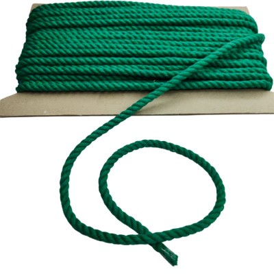 6mm 100% Cotton Cord - Emerald Green