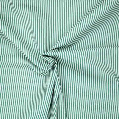 100% Cotton Fabric by Crafty Cotton - Candy Stripe - Emerald