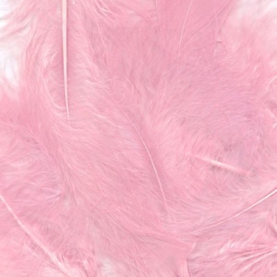 Eleganza Craft Marabou Feathers Mixed 3inch-8inch 8g bag - Light Pink