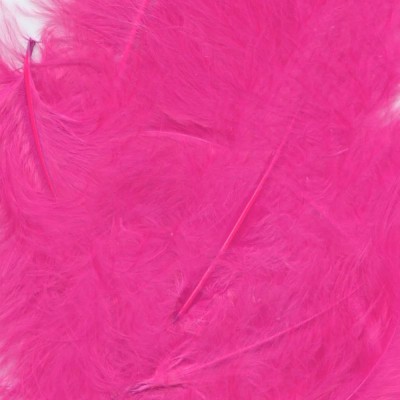 Eleganza Craft Marabou Feathers Mixed 3inch-8inch 8g bag - Fuchsia