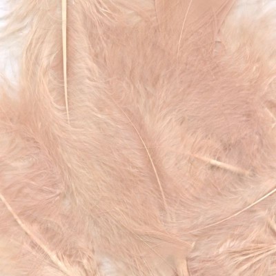 Eleganza Craft Marabou Feathers Mixed 3inch-8inch 8g bag - Rose Gold