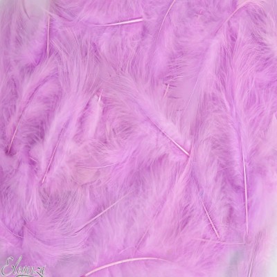 Eleganza Craft Marabou Feathers Mixed 3inch-8inch 8g bag - Pastel Lavender