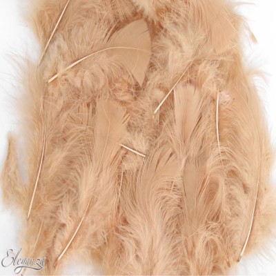 Eleganza Craft Marabou Feathers Mixed 3inch-8inch 8g bag - Natural