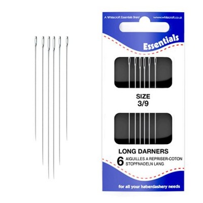 Essentials Hand Sewing Needles - Long Darners Needles Size 3/9