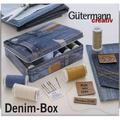 Gtermann Denim Box with Needles & Labels
