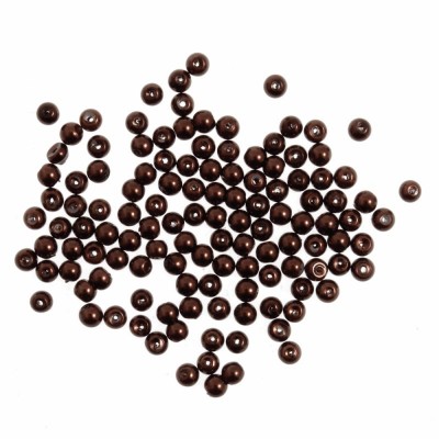 Extra Value Beads - Glass Pearls 4mm - Bronze