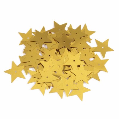 Extra Value Beads - Medium Stars Gold