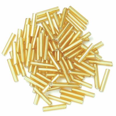 Extra Value Beads - Long Bugle - Gold