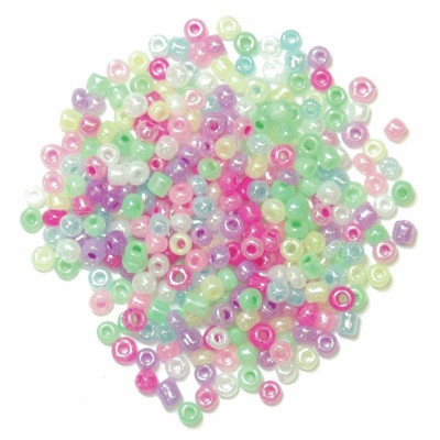 Extra Value Beads - Seed - Assorted Pastel