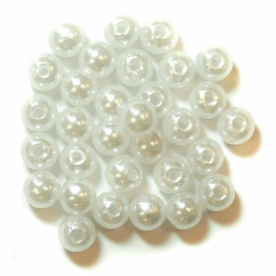 Trimits Beads - 6mm Pearls - White