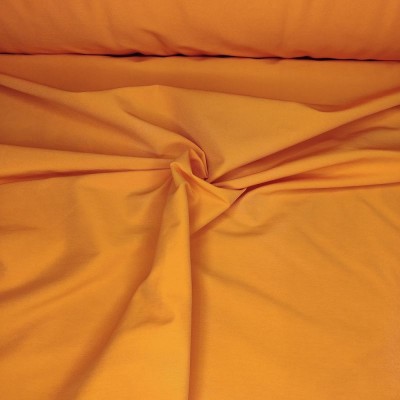 Bengaline Stretch Fabric - Tango Orange