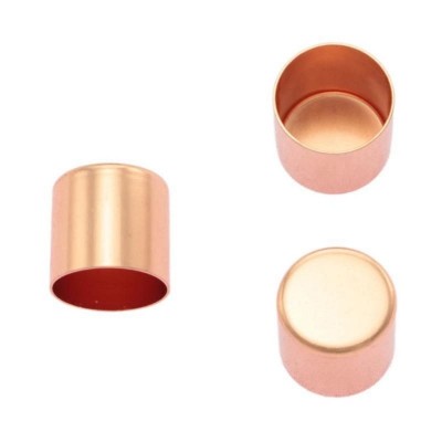 Cord End Cap - Rose Gold - 10mm 
