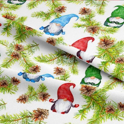 100% Cotton Fabric Digital Print by Crafty Cotton - Gonky Pine