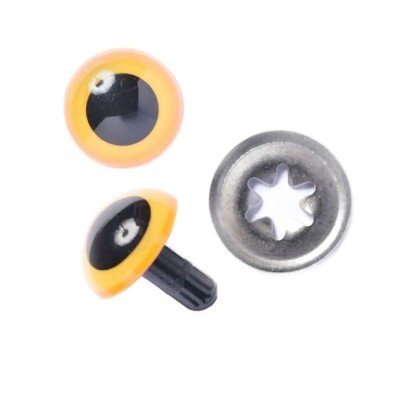 Safety Toy Eye Yellow 12mm