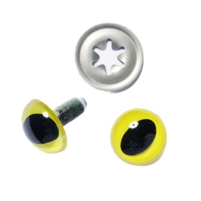 Safety Cat Eyes Yellow 12mm