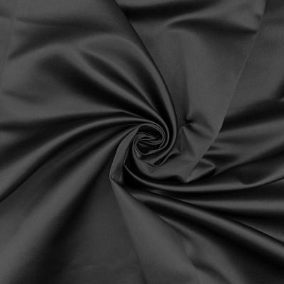Duchess Satin Fabric - Black