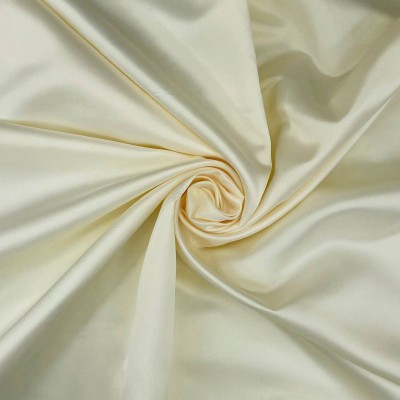 Duchess Satin Fabric - Cream